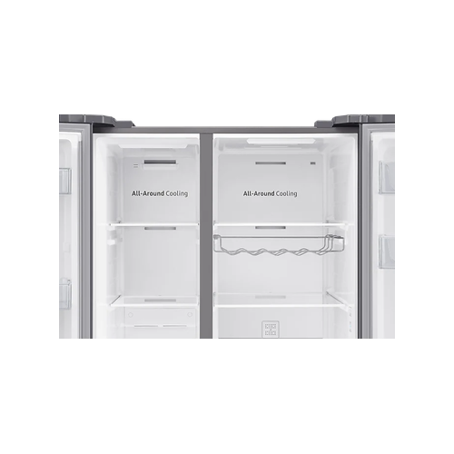 Samsung 647L Side By Side Fridge With Space Max Technology - Matt Silver (Photo: 3)